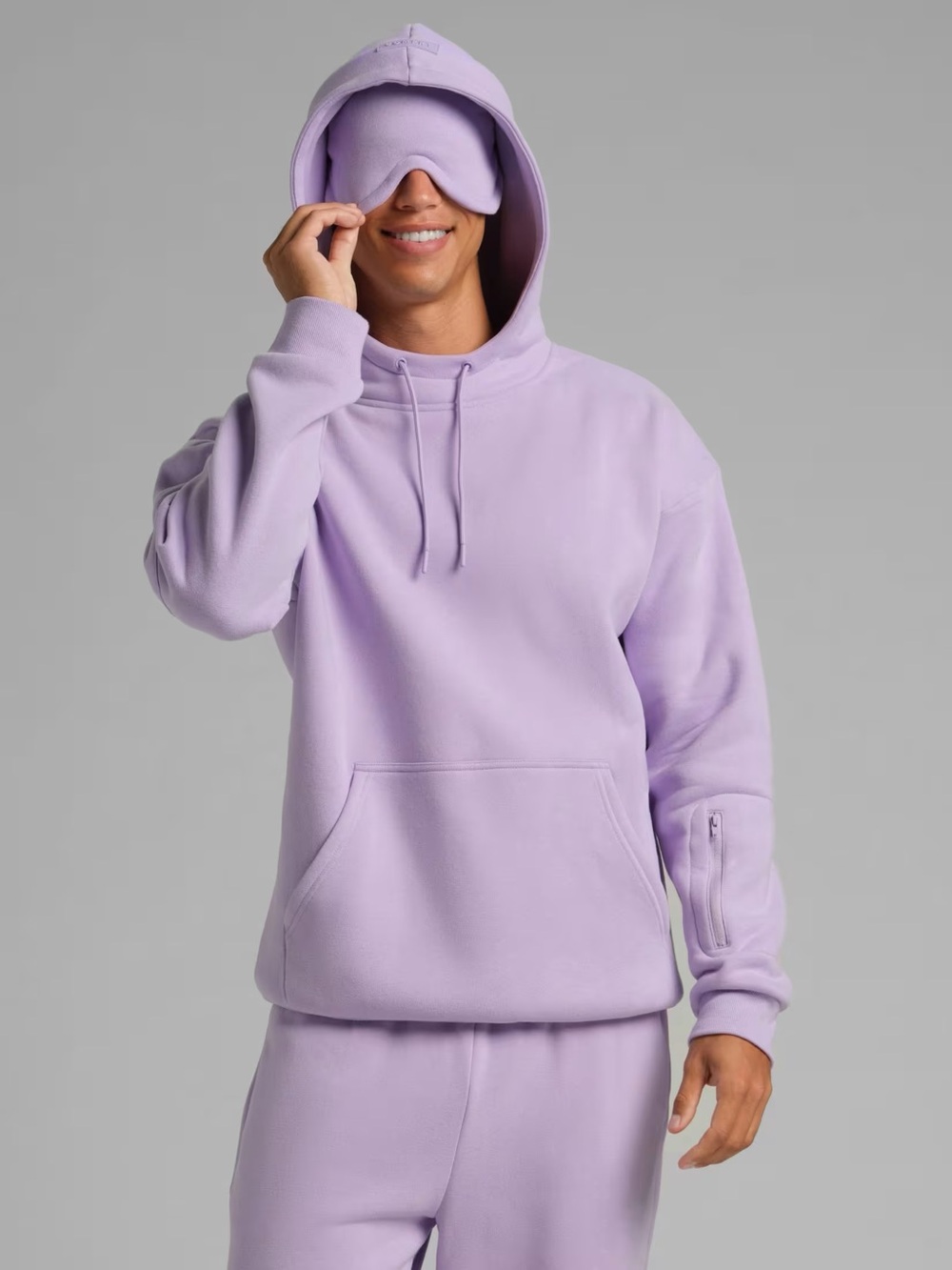 Comfrt DND Airplane Mode Hoodie in Lavender